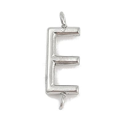 304 Stainless Steel Letter Connector Charms STAS-M108-01P-05-1
