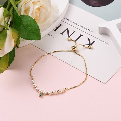 Adjustable Brass Slider Bracelets BJEW-JB05668-1