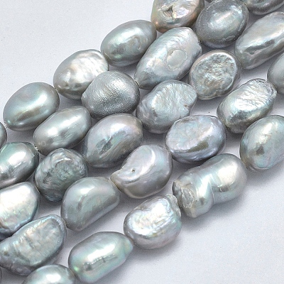 Natural Cultured Freshwater Pearl Beads Strands PEAR-K003-17-1