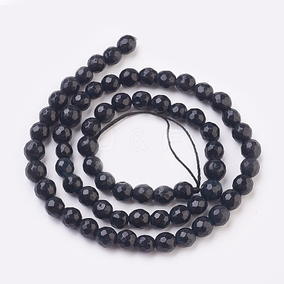 Natural Malaysia Jade Beads Strands G-K288-8mm-02-1