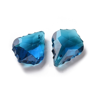 Faceted Glass Pendants GLAA-F068-C25-1