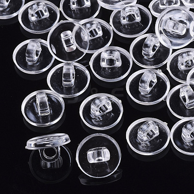 Transparent AS Plastic Charm Base Settings FIND-T064-011-1
