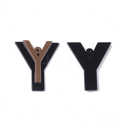 Cellulose Acetate(Resin) Pendants KY-S158-41Y-E-1