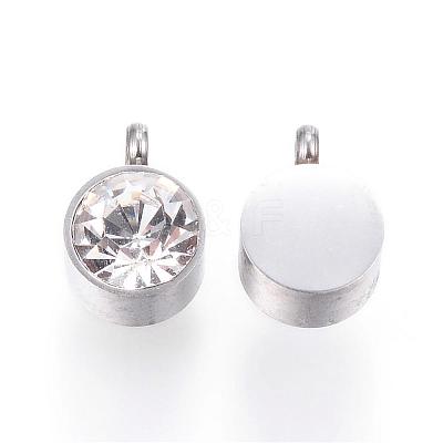 304 Stainless Steel Charms STAS-G118-05-1