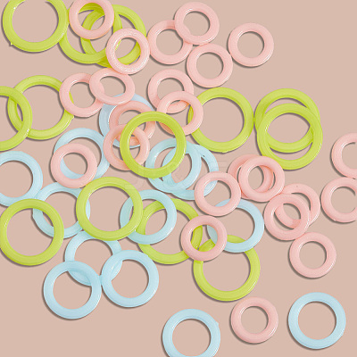 Plastic Round Rings FIND-CP0003-12B-1