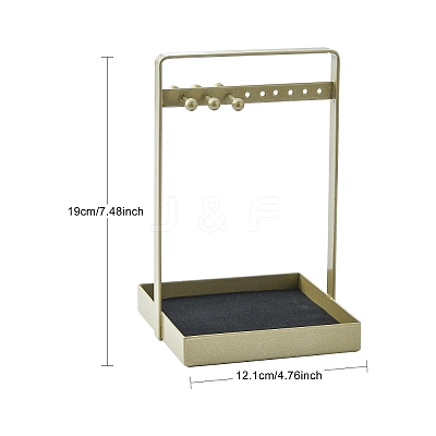 Iron Jewelry Display Stands with Trays ODIS-M005-01A-1
