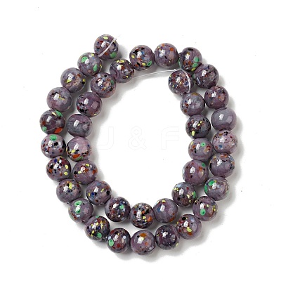 Handmade Lampwork Beads Strand LAMP-C008-02-1