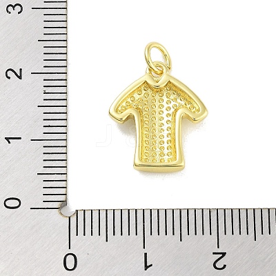 Rack Plating Brass Pendants KK-M293-27G-1