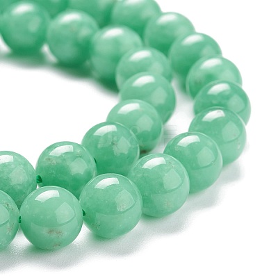 Natural Glass Beads Strands G-F688-01-8mm-1