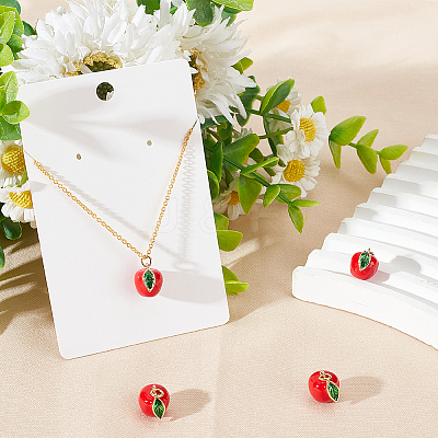 4Pcs Brass Enamel Charms KK-BBC0010-01-1