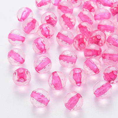 Transparent Acrylic Beads TACR-S154-11A-82-1