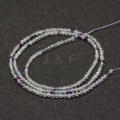 Natural Fluorite Beads Strands G-K182-2mm-11-1