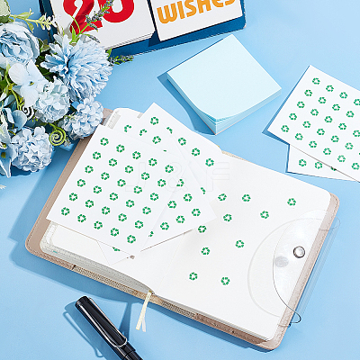 Round Dot PVC Decorative Stickers DIY-WH0423-008-1