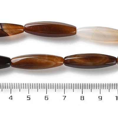 Natural Agate(Dyed & Heated) Beads Strands G-M446-A01-01A-1