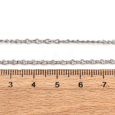 Brass Textured Twisted Chain Necklaces MAK-L045-05P-1