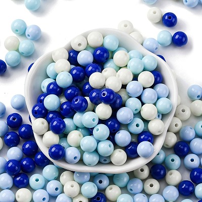 Opaque Acrylic Beads SACR-Q004-02K-1