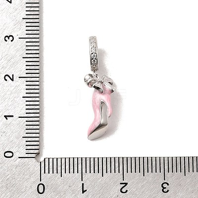 925 Sterling Silver European Dangle Charms STER-Z013-06P-1