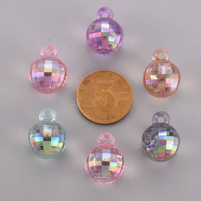 Transparent Acrylic Beads X-TACR-S154-44C-1
