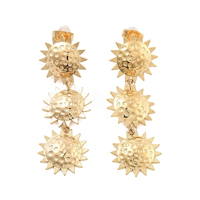 304 Stainless Steel Earrings EJEW-S226-18G-1