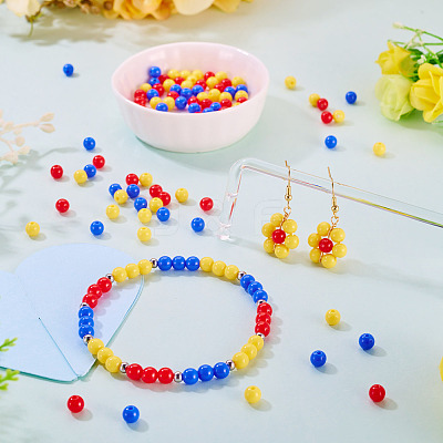 10G Opaque Acrylic Beads SACR-TADJ0001-03C-1