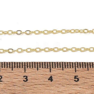 2MMM Brass Cable Chain Necklaces for Women KK-CBA2293-01G-1