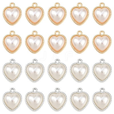 20Pcs 2 Colors Alloy Pendants FIND-YW0011-40-1