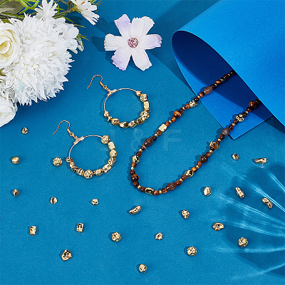 60Pcs 12 Styles Brass Beads KK-PH0015-25-1