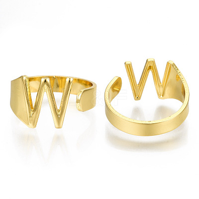 Alloy Cuff Finger Rings X-RJEW-S038-195W-G-NR-1