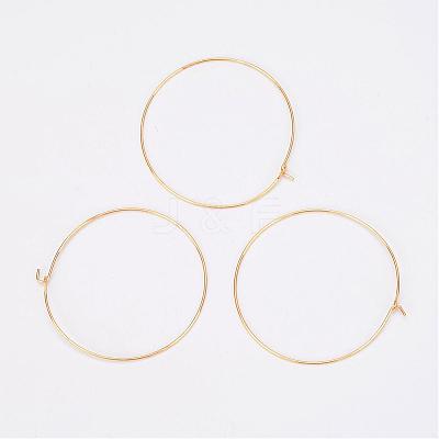 Brass Wine Glass Charm Rings EC067-6NFG-1