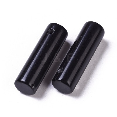 Natural Black Obsidian Pendants G-K297-A05-1