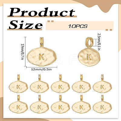 10Pcs Alloy Pendants FIND-LP0003-36K-1