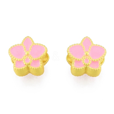 Alloy Enamel European Beads FIND-G035-34MG-1