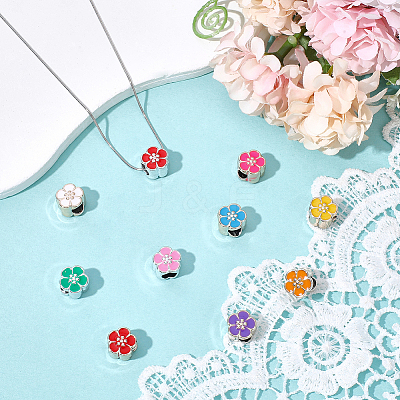 120Pcs 2 Colors UV Plating Acrylic European Beads OACR-PA0001-61-1