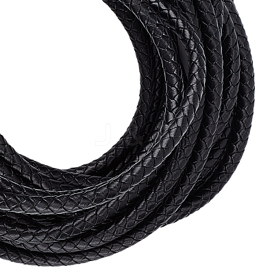 5M Braided Leather Cord with Core WL-BBC0001-01C-02-1