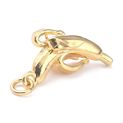 Brass Pendants KK-O140-17G-1