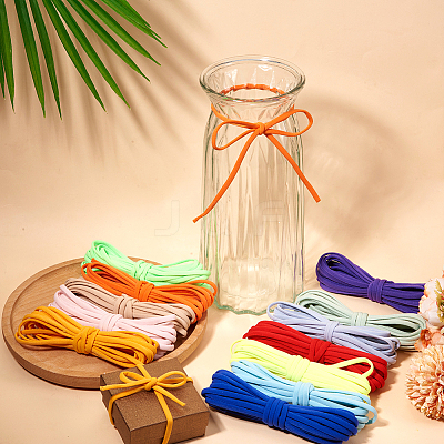 60M 12 Colors Flat Nylon Elastic Cord OCOR-GF0003-66-1