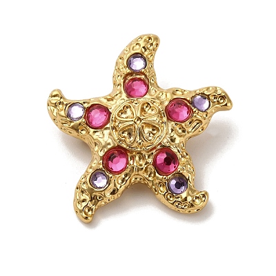 Alloy Rhinestone Brooch LS-JEWB-K027-03G-1