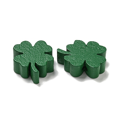 Printed Wood Beads WOOD-G022-01F-1