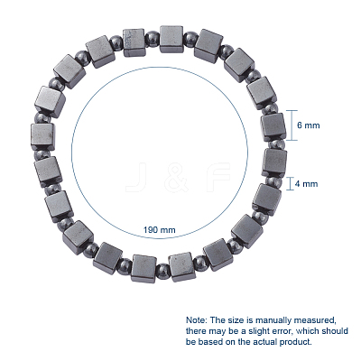Unisex Stretch Bracelets X-BJEW-JB04845-03-1