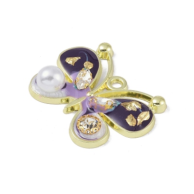 Rack Plating Alloy Enamel Pendants FIND-I038-13A-1
