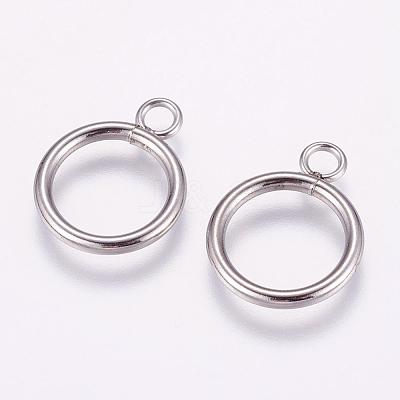 Tarnish Resistant 304 Stainless Steel Toggle Clasps STAS-K148-01P-1