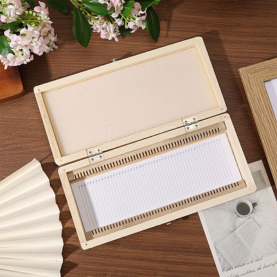 1Pc Iron Wood Storage Boxes CON-CA0001-031-1