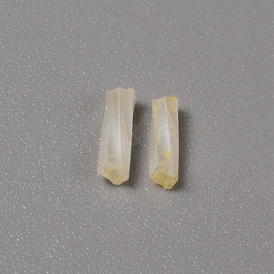 Opaque Colours Glass Twist Bugle Beads GLAA-WH0039-08D-1