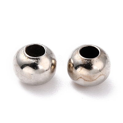 Brass Smooth Round Beads LS-EC400-4-1