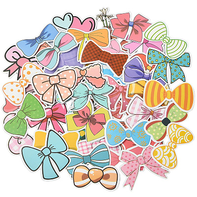 4 Sets PVC Plastic Decorative Sticker Labels DIY-SP0005-31B-1