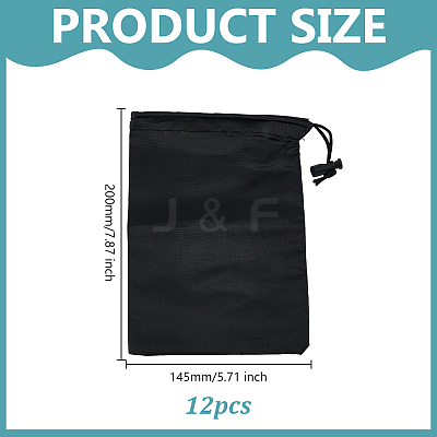 Oxford Cloth Drawstring Pouches with Cord ABAG-WH0039-63B-1