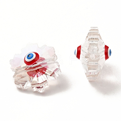 Transparent Glass Beads GLAA-F121-14-1