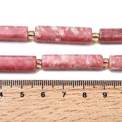 Natural Thulite Beads Strands G-D353-A01-1