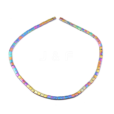 Electroplatesd Synthetic Non-magnetic Hematite Beads Strands G-WH0031-01M-1