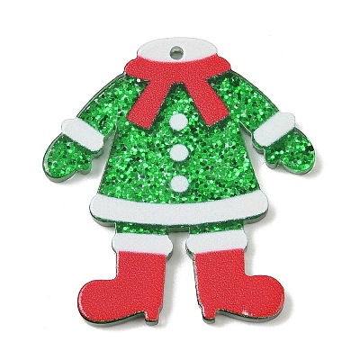 Christmas Acrylic Pendants OACR-I028-02E-1